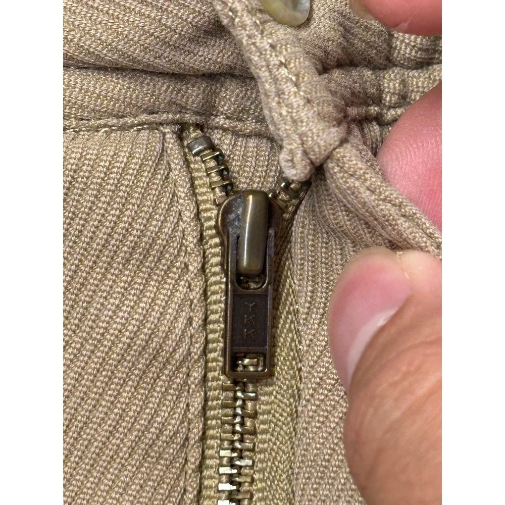 Tommy Bahama Mens 36X29 Silk Rayon Twill Straight Leg Pants Tan Brown Coastal